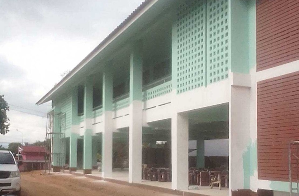 อาคารเรียนต้านแผ่นดินไหว โรงเรียนบ้านร้อง จ.น่าน